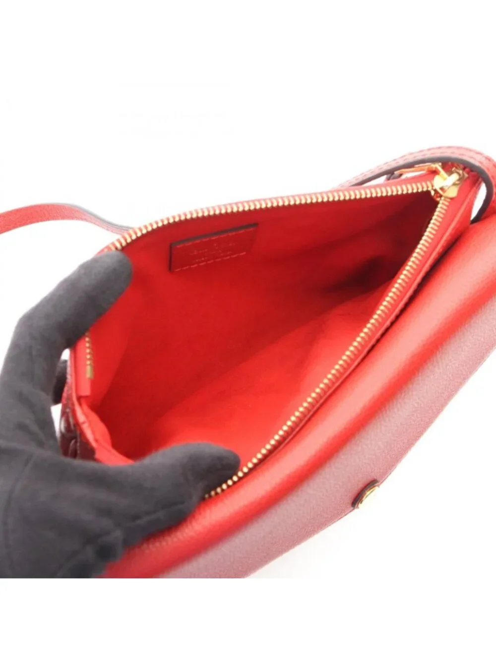Louis Vuitton Shoulder Bag Monogram Empreinte Cerise Leather